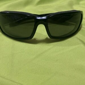 Black Wraparound Sunglasses
